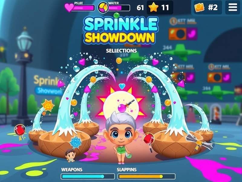 Sprinkle Showdown weapons and character selection